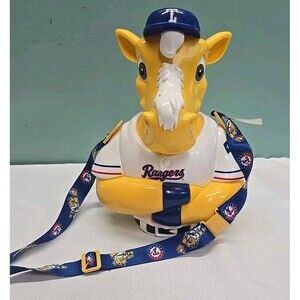 MLB Texas Rangers Captain Popcorn Bucket W/Lanyard Strap